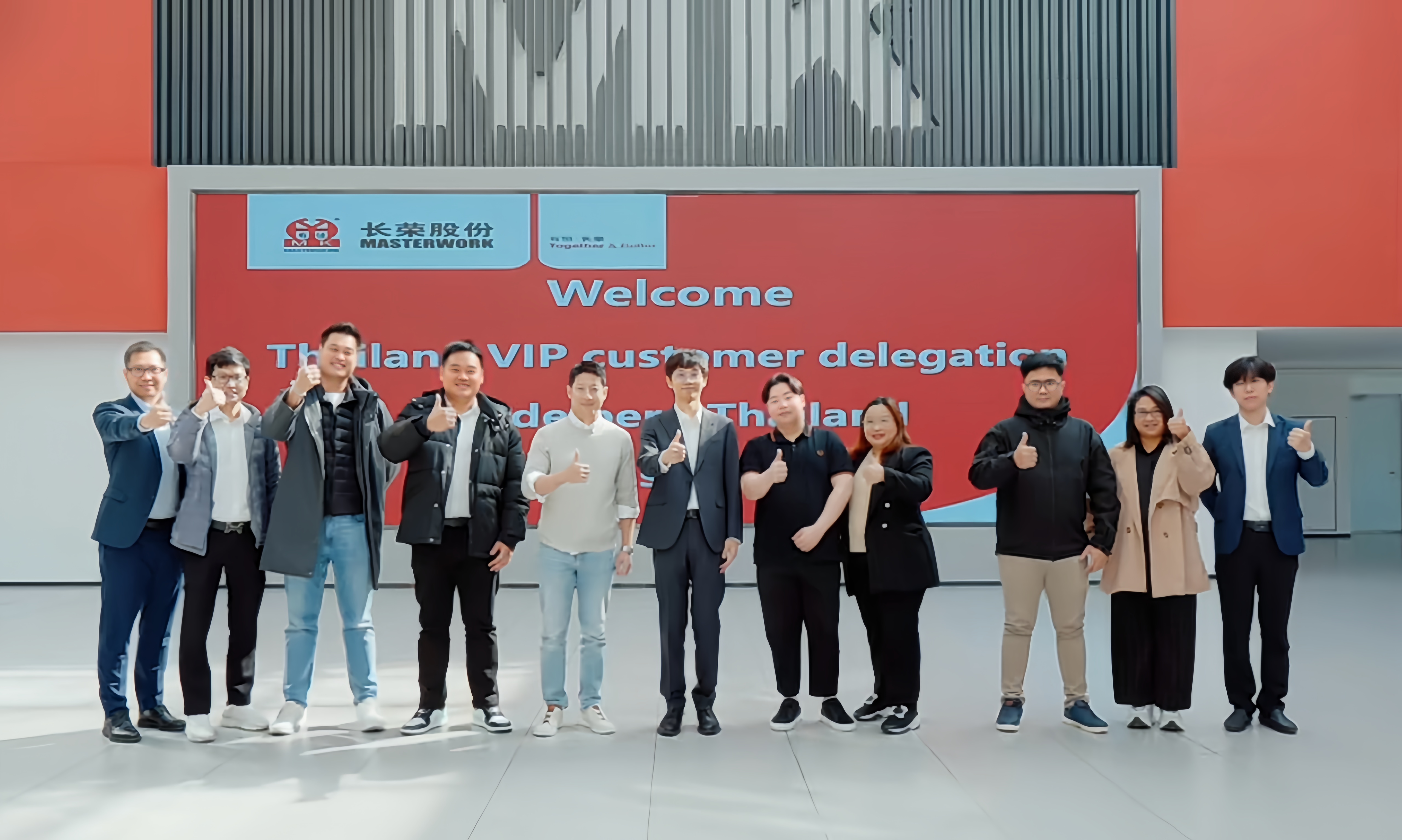 海德堡泰國客戶團(tuán)打卡長(zhǎng)榮集團(tuán)，擴(kuò)大“國際朋友圈”